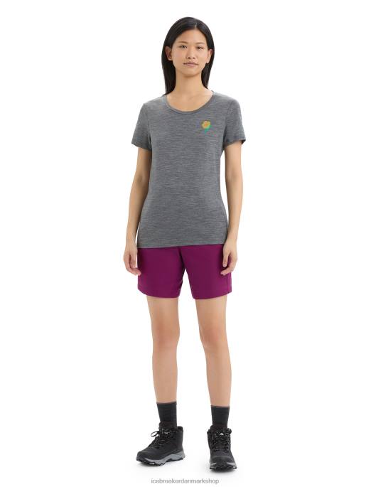 Icebreaker Kvinder merino tech lite ii kortærmet t-shirt forårsblomster B00X623 tøj grusstenslyng