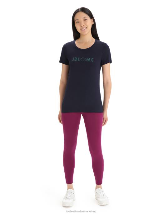 Icebreaker Kvinder merino tech lite ii kortærmet t-shirt månefase B00X615 tøj midnatsflåde