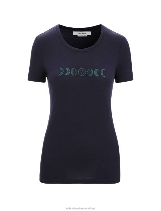 Icebreaker Kvinder merino tech lite ii kortærmet t-shirt månefase B00X615 tøj midnatsflåde