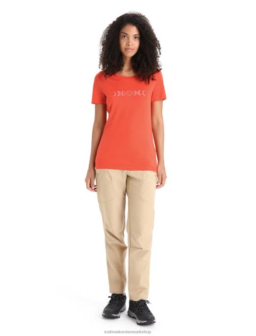 Icebreaker Kvinder merino tech lite ii kortærmet t-shirt månefase B00X616 tøj pulserende jord