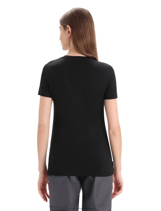 Icebreaker Kvinder merino tech lite ii kortærmet t-shirt naturel B00X664 tøj sort