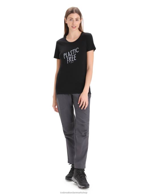 Icebreaker Kvinder merino tech lite ii kortærmet t-shirt naturel B00X664 tøj sort