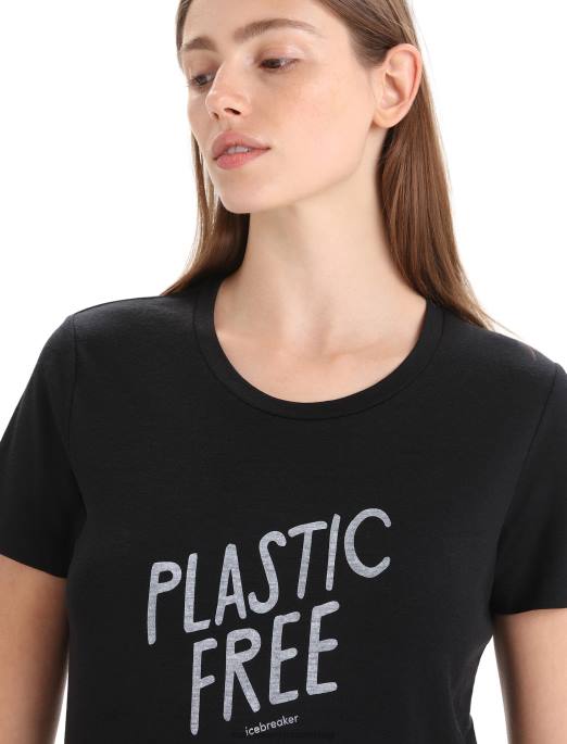 Icebreaker Kvinder merino tech lite ii kortærmet t-shirt naturel B00X664 tøj sort