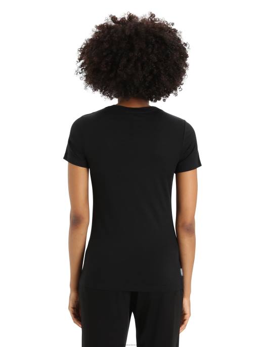 Icebreaker Kvinder merino tech lite ii kortærmet t-shirt naturlige alper B00X811 tøj sort