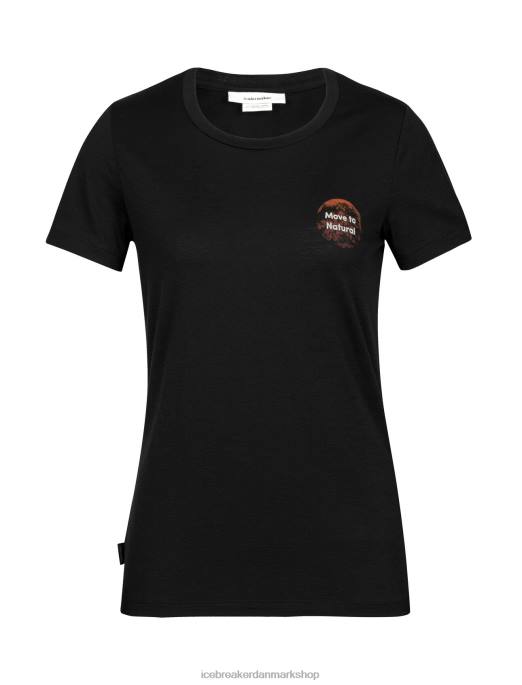 Icebreaker Kvinder merino tech lite ii kortærmet t-shirt naturlige alper B00X811 tøj sort