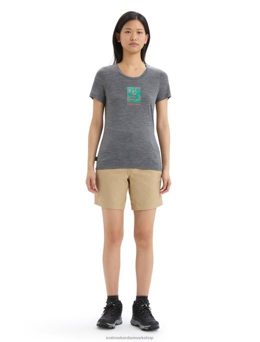 Icebreaker Kvinder merino tech lite ii kortærmet t-shirt wildflower bloom B00X646 tøj grusstenslyng