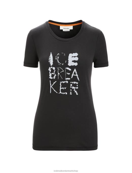 Icebreaker Kvinder tencel kortærmet t-shirt i bomuld naturlig B00X666 tøj sort