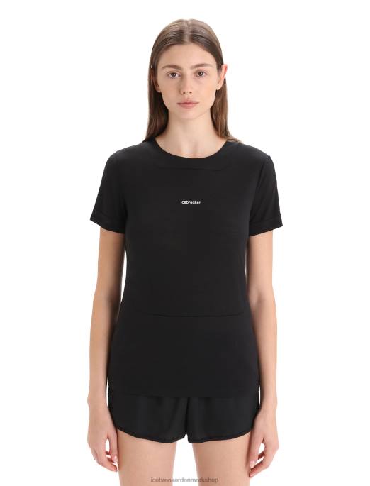 Icebreaker Kvinder zoneknit merino kortærmet t-shirt B00X657 tøj sort