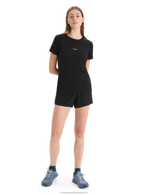 Icebreaker Kvinder zoneknit merino kortærmet t-shirt B00X657 tøj sort