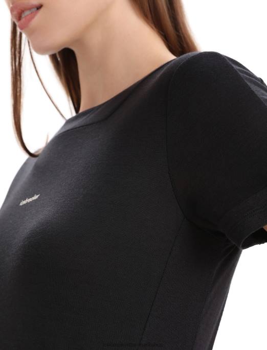 Icebreaker Kvinder zoneknit merino kortærmet t-shirt B00X657 tøj sort