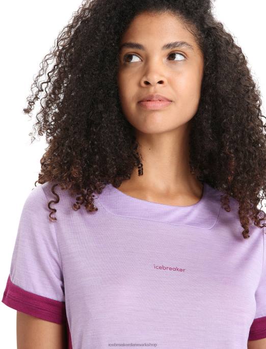 Icebreaker Kvinder zoneknit merino kortærmet t-shirt B00X659 tøj lilla blik/go berry
