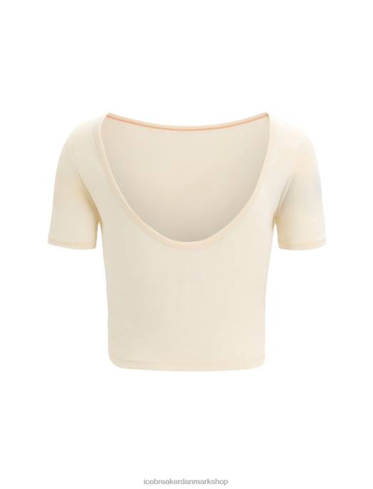 Icebreaker Kvinder zoneknit merino kortærmet t-shirt med scoop back B00X667 tøj kridt