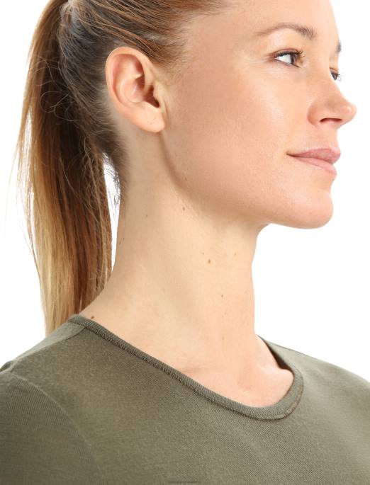 Icebreaker Kvinder merino 175 hverdags langærmet crewe termo top B00X817 tøj loden