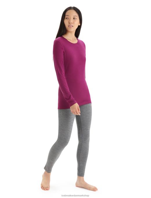 Icebreaker Kvinder merino 200 oasis langærmet crewe termo top B00X560 tøj gå bær