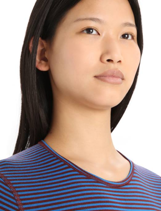 Icebreaker Kvinder merino 200 oasis langærmet crewe termo top B00X804 tøj lazurit/espresso