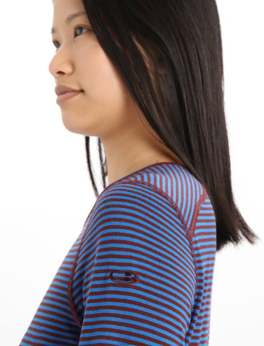 Icebreaker Kvinder merino 200 oasis langærmet crewe termo top B00X804 tøj lazurit/espresso