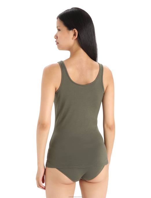 Icebreaker Kvinder merino sirene tank top B00X531 tøj loden