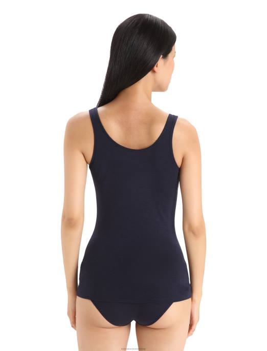 Icebreaker Kvinder merino sirene tank top B00X532 tøj midnatsflåde