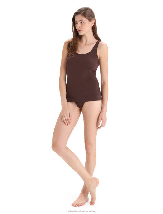 Icebreaker Kvinder merino sirene tank top B00X535 tøj umber