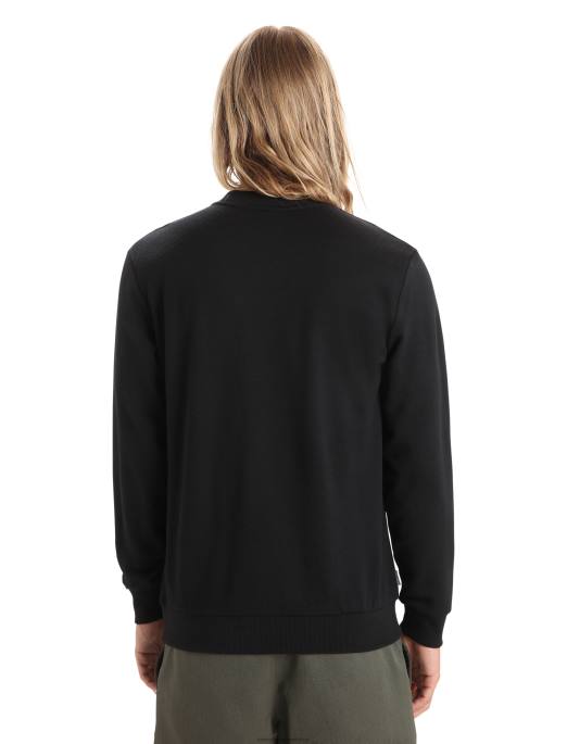 Icebreaker Mænd merino shifter langærmet sweatshirt B00X216 tøj sort