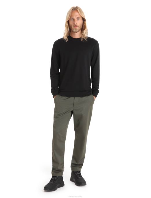 Icebreaker Mænd merino shifter langærmet sweatshirt B00X216 tøj sort