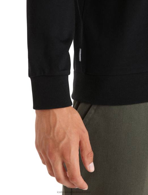 Icebreaker Mænd merino shifter langærmet sweatshirt B00X216 tøj sort