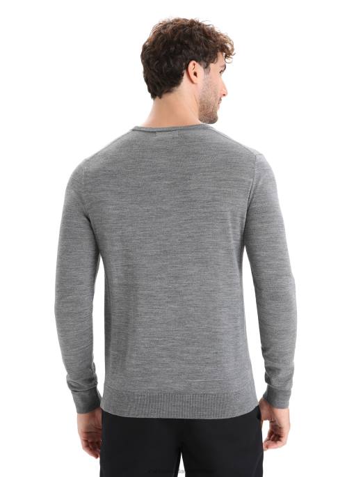 Icebreaker Mænd merino wilcox langærmet sweater B00X214 tøj grusstenslyng