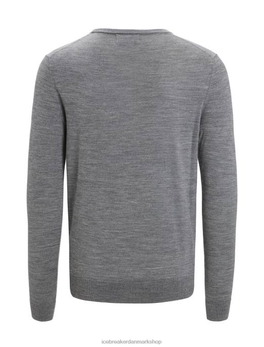 Icebreaker Mænd merino wilcox langærmet sweater B00X214 tøj grusstenslyng
