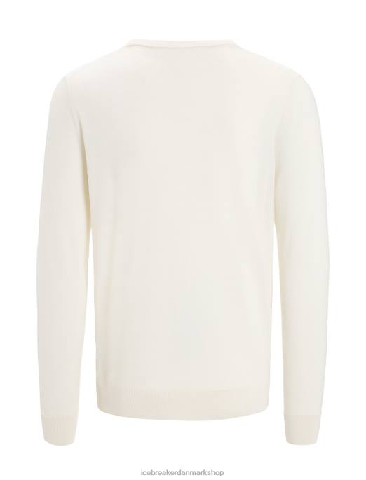 Icebreaker Mænd merino wilcox langærmet sweater med v-hals B00X226 tøj kridt