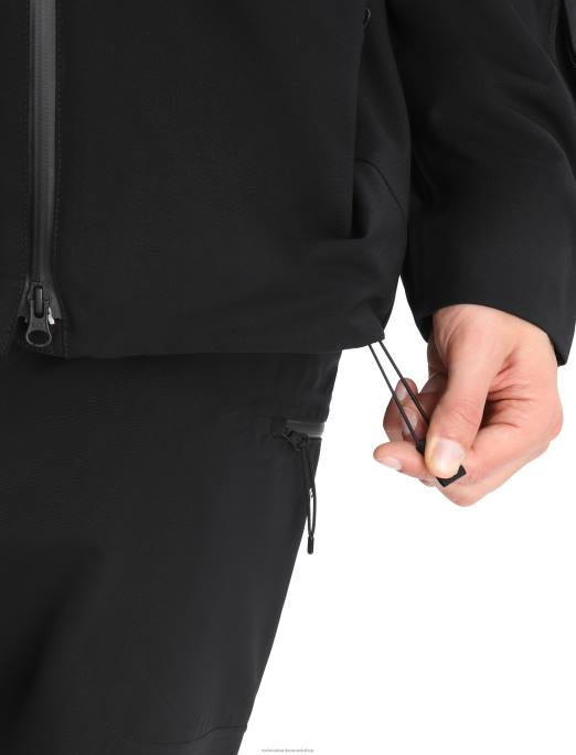 Icebreaker Mænd shell+ merino jakke med hætte B00X393 tøj sort