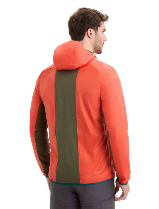 Icebreaker Mænd shell+ vindjakke i merino bomuld B00X238 tøj pulserende jord/loden