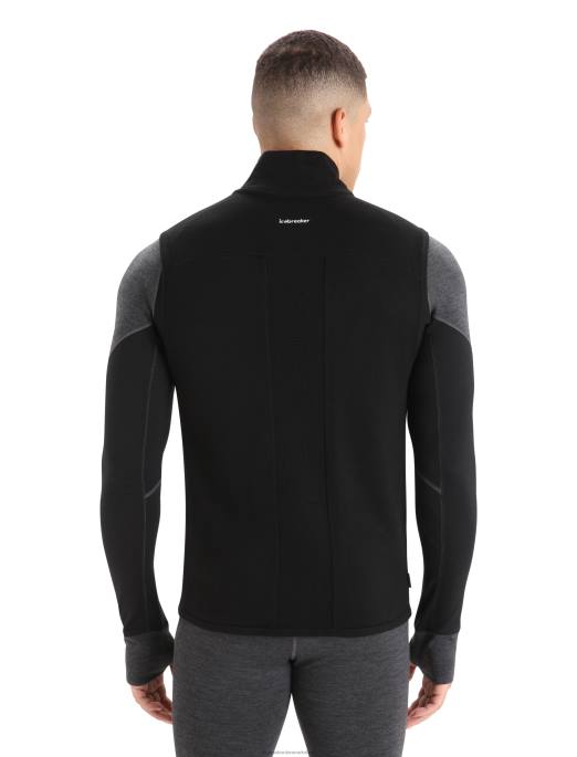 Icebreaker Mænd zoneknit merino isoleret vest B00X236 tøj sort