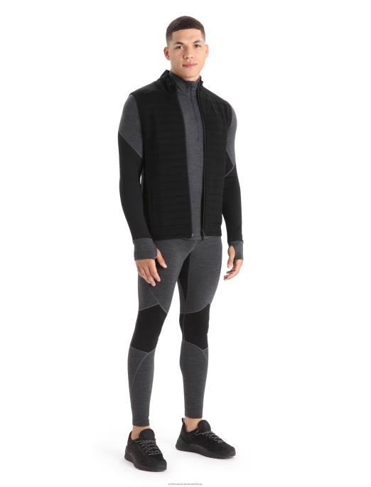 Icebreaker Mænd zoneknit merino isoleret vest B00X236 tøj sort