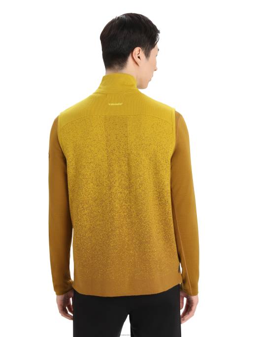 Icebreaker Mænd zoneknit merino isoleret vest i dybet B00X406 tøj nelliker/stum guld