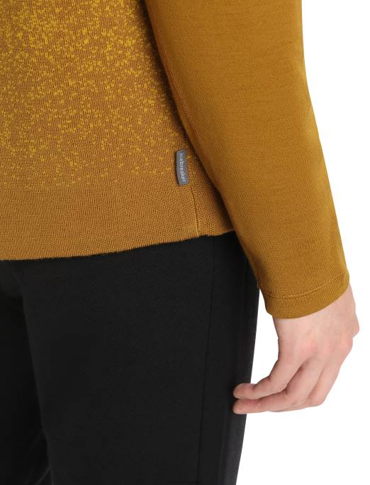 Icebreaker Mænd zoneknit merino isoleret vest i dybet B00X406 tøj nelliker/stum guld