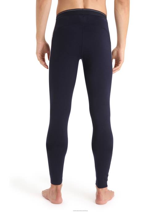 Icebreaker Mænd merino 200 sonebula termiske leggings B00X176 tøj midnat flåde/sne