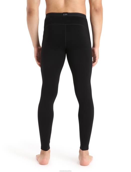 Icebreaker Mænd merino 260 tech termiske leggings med gylp B00X158 tøj sort