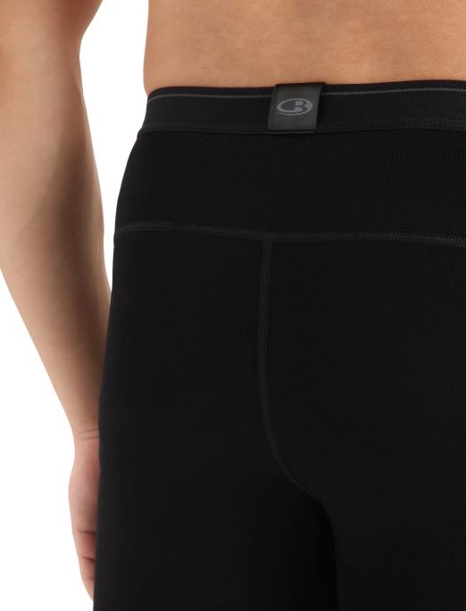 Icebreaker Mænd merino 260 tech termiske leggings med gylp B00X158 tøj sort