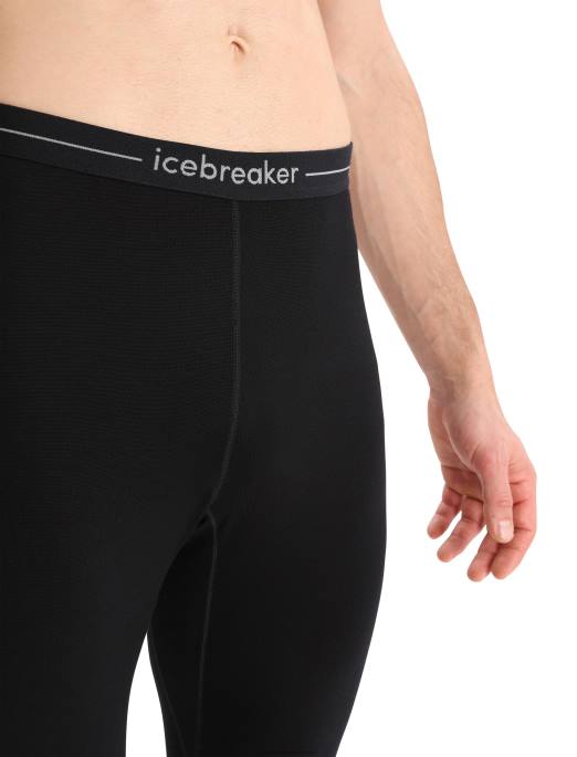 Icebreaker Mænd merino 260 zoneknit merino termiske leggings B00X182 tøj sort/jet lyng