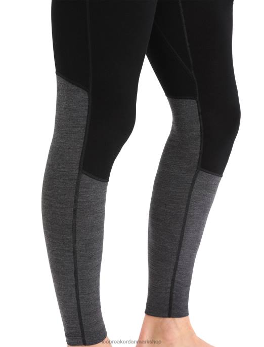 Icebreaker Mænd merino 260 zoneknit merino termiske leggings B00X182 tøj sort/jet lyng