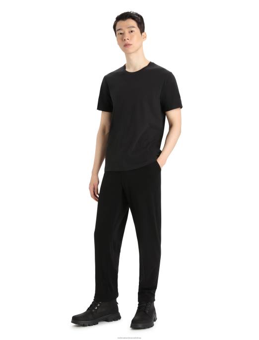 Icebreaker Mænd merino central klassisk kortærmet t-shirt B00X47 tøj sort