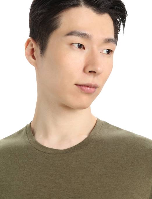 Icebreaker Mænd merino central klassisk kortærmet t-shirt B00X48 tøj loden