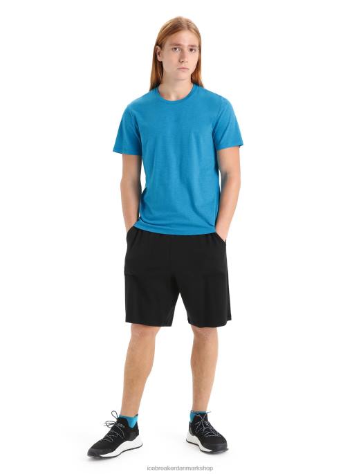 Icebreaker Mænd merino central klassisk kortærmet t-shirt B00X50 tøj geo blå
