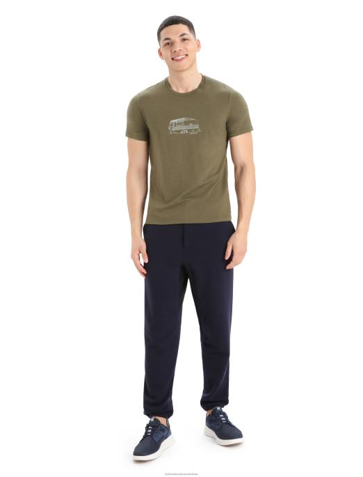 Icebreaker Mænd merino central klassisk kortærmet t-shirt campingvogn B00X355 tøj loden