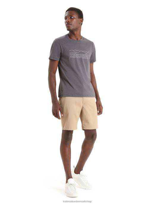 Icebreaker Mænd merino central klassisk kortærmet t-shirt historie B00X53 tøj Monsun