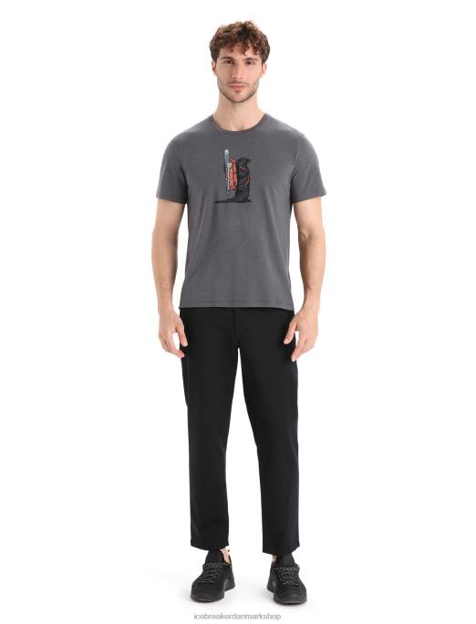 Icebreaker Mænd merino central klassisk kortærmet t-shirt odder pagaj B00X62 tøj Monsun