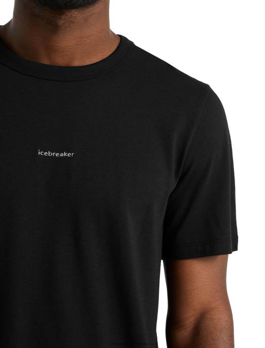 Icebreaker Mænd merino central kortærmet t-shirt B00X492 tøj sort