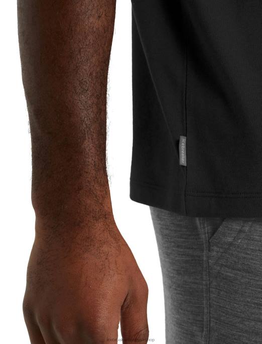 Icebreaker Mænd merino central kortærmet t-shirt B00X492 tøj sort