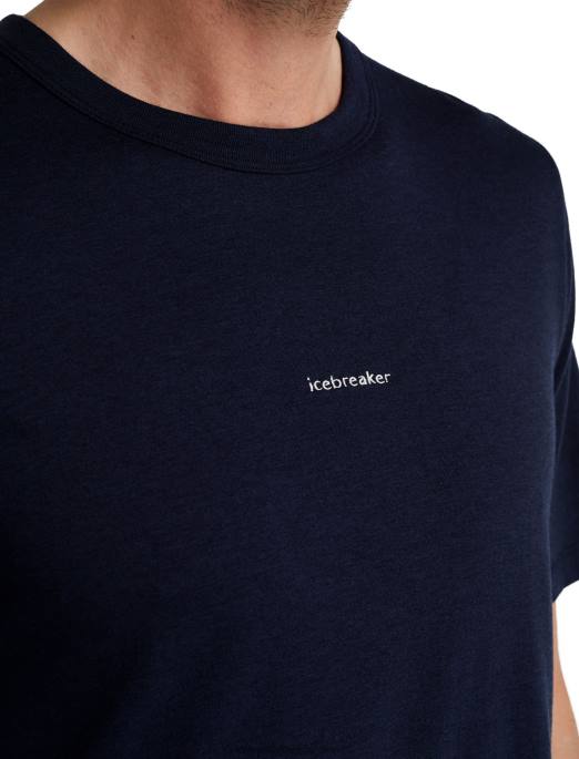 Icebreaker Mænd merino central kortærmet t-shirt B00X494 tøj midnatsflåde