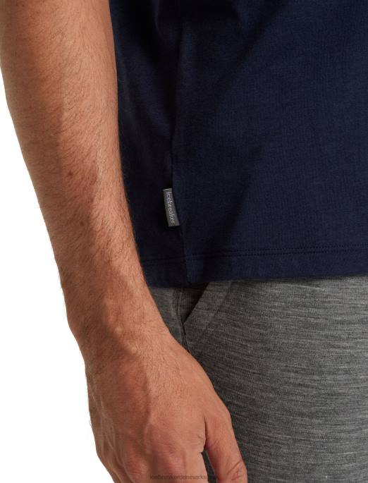 Icebreaker Mænd merino central kortærmet t-shirt B00X494 tøj midnatsflåde
